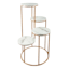 4-Tier Metal & Wood Plant Stand, Large