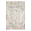(A433) Cliff Grey Stone Area Rug, 5x7