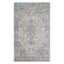 (A436) Honeybloom Penelope Grey Diamond Distressed Look Area Rug, 8x10