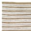 (B596) Honeybloom Jute Ivory Cotton Striped Area Rug, 5x7