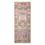 Seth Teal & Rust Southwestern Medallion Rug, 2x5