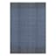 (B623) Amena Dark Sapphire Wool & Cotton Blend Area Rug, 5x7