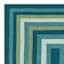 (E133) Kingsburg Blue Braided Indoor & Outdoor Area Rug, 5x7