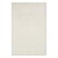 (C150) Vale Ivory Faux Fur Shag Accent Rug, 3x5