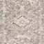 (B640) Greta Taupe Diamond Design Area Rug, 5x7