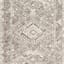 (B640) Greta Taupe Diamond Design Accent Rug, 3x5