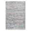 (B652) Genevieve Red & Blue Distress Look Area Rug, 8x10