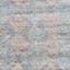 (B652) Genevieve Red & Blue Distress Look Area Rug, 8x10