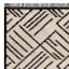 (C161) Tracey Boyd Grey & Beige Fringe Area Rug, 4x6