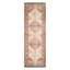(D474) Alisa Medallion Ivory Sunset Runner, 2x7