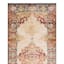 (D474) Alisa Medallion Ivory Sunset Runner, 2x7