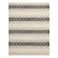 (B673) Found & Fable Noah Black & White Woven Area Rug, 8x10