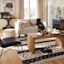 (B673) Found & Fable Noah Black & White Woven Area Rug, 8x10