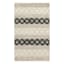 (B673) Found & Fable Noah Black & White Woven Accent Rug, 3x5