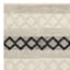 (B673) Found & Fable Noah Black & White Woven Accent Rug, 3x5