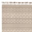 (A469) Found & Fable Arthur Ivory & Grey Area Rug with Tassels, 8x10