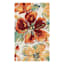 (A138) Summerton Ivory & Red Multicolor Floral Hooked Area Rug, 3x5
