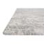 (A252) Willow Grey Microfiber Area Rug, 5x7