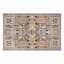 Arrington Taupe & Spice Medallion Washable Accent Rug, 2x4