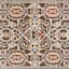 Arrington Taupe & Spice Medallion Washable Accent Rug, 2x4