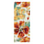 (A138) Summerton Ivory & Red Floral Hooked Runner, 2x6