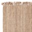(B485) Honeybloom Jute Boucle Fringe Accent Rug, 3x5