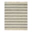 (B497) Hazel Natural & Navy Striped Hand Woven Jute Area Rug, 8x10