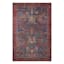 (B524) Found & Fable Sergio Blue & Red Accent Rug, 3x5