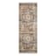 (A407) Halton Slate Rust Distressed-Look Runner, 2x7