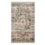 (A407) Halton Slate Rust Distressed-Look Accent Rug, 3x5