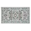 Arrington Olive & Grey Floral High-Low Accent Rug, 2x4