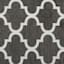 Soho Grey Trellis Chenille Accent Rug, 24x40