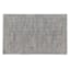 Brookwood Black Cotton Kitchen Mat, 18x30