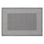 (E303) Dark Blue & Cream Greek Key Indoor & Outdoor Accent Rug, 2x4