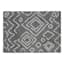 (C167) Dark Grey & Ivory Moroccan Style Shag Runner, 2x6