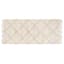 (C172) Sandee Neutral Shag Fringe Runner, 2x5