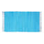 Bright Blue Chindi Cotton Accent Rug, 25x45