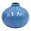 Tracey Boyd Blue Ceramic Vase, 4"