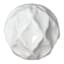 Laila Ali Katherine White Ceramic Ball, 4"