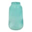 Ty Pennington Frosted Turquoise Glass Vase, 9"