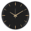 Crosby St. Black & Gold Round Wall Clock, 16"