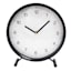 Honeybloom Round Metal Frame Table Clock, 10"
