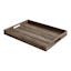 Black Washed Rectangle Decorative Tray, 14x19
