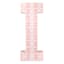 Decal Wooden Letter, I