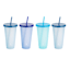 6-Pack Blue Color Changing Cups, 24oz