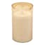 Honeybloom Amber Glass LED Pillar Candle, 3x5