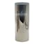 Honeybloom Smoked Grey Glass LED Pillar Candle, 4x10