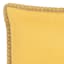 Dynasty Mustard Oblong Throw Pillow with Jute Trim, 15x20