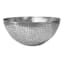 Found & Fable Hammered Silver Metal Fruit Bowl, 12"