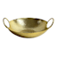 Found & Fable Hammered Gold Oval Platter